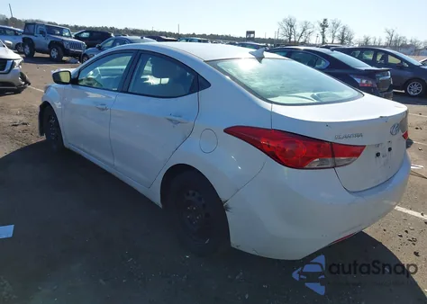 2011 Hyundai Elantra Gls z USA, uszkodzony, nr VIN 5NPDH4AE1BH032599